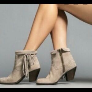 Sam Edelman Louie Tan suede booties